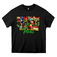 Black Christmas Texas Heavy Core Tee - MaliasSmallBusiness