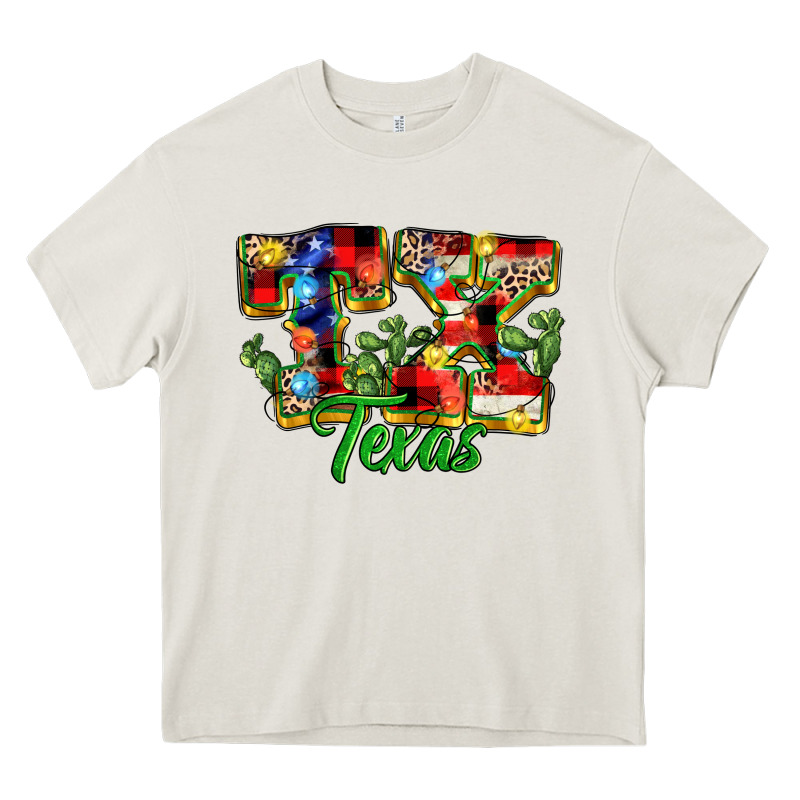 Christmas Texas Heavy Core Tee by MaliasSmallBusiness | Teevron