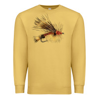 Antique Gold Fish Fly Premium Sweatshirt - LillyAllenDesigns