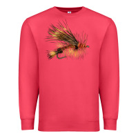 Cardinal Fish Fly Premium Sweatshirt - LillyAllenDesigns