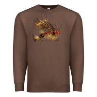 Chestnut Fish Fly Premium Sweatshirt - LillyAllenDesigns