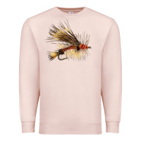 Pale Pink Fish Fly Premium Sweatshirt - LillyAllenDesigns