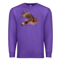 Purple Fish Fly Premium Sweatshirt - LillyAllenDesigns