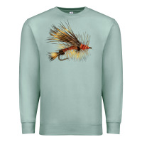 Seafoam Fish Fly Premium Sweatshirt - LillyAllenDesigns