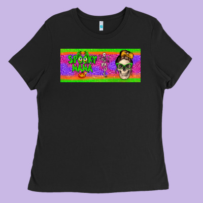 Spooky Mama 15 Oz Mug Ladies Tee Designed By Bundleandbundleshop