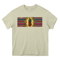 Mossy lady of Guadalupe  sunflower Heavy Core Tee - JahusDesignShop