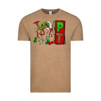 Vintage Coffee Christmas Character Nurse Vintage Tee - NancyCooperArtShop
