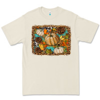 Bone fall pumpkin background Premium Tee - BundleAndBundleShop