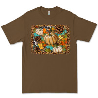 Cacao fall pumpkin background Premium Tee - BundleAndBundleShop
