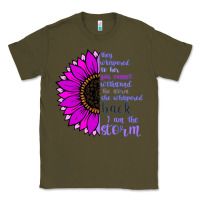 Army Green I Am The Storm sunflower Classic Tee - Bettercallsaul