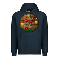 Navy christmas Premium Hoodie - BundleAndBundleShop