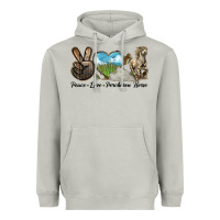 Moon Dust Peace Love Percheron Horse Heavyweight Hoodie - LillyAllenDesigns