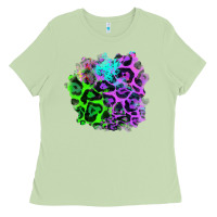 Matcha Colorful Leopard patch Ladies Tee - RanaPortraitStore