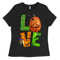 Black love halloween Ladies Tee - BundleAndBundleShop