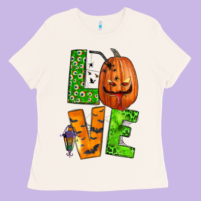 Love Halloween Ladies Tee Designed By Bundleandbundleshop