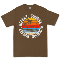 Cacao sunrise sunburn sunset repeat retro vintage gift vacation t shirt Premium Tee - tuanDangUi