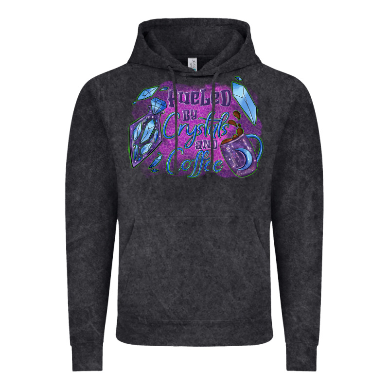 Fueled By Crystals And Coffee Halloween Vintage Hoodie by NancyCooperArtShop | Teevron