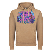 Vintage Coffee Fueled by crystals and coffee halloween Vintage Hoodie - NancyCooperArtShop