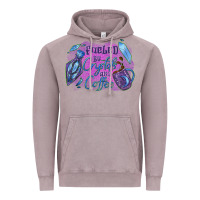 Vintage Zinc Fueled by crystals and coffee halloween Vintage Hoodie - NancyCooperArtShop