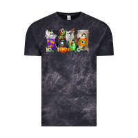 Cloud Black Halloween Coffee Cups Vintage Tee - texasbilliewilder