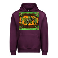 Mauve Wine papa  lightning camouflage Urban Hoodie - BarkalooDesign
