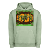 Pigment Oil Green papa  lightning camouflage Urban Hoodie - BarkalooDesign