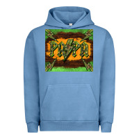 Pigment Pebble Blue papa  lightning camouflage Urban Hoodie - BarkalooDesign