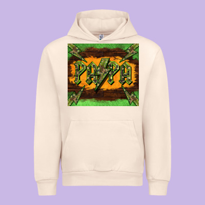 Papa  Lightning Camouflage Urban Hoodie Designed By Barkaloodesign