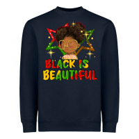 Navy black is beautiful Heavyweight Sweatshirt - FaDigitalArtStudio