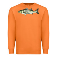 Carrot Striped Bass Premium Sweatshirt - LillyAllenDesigns