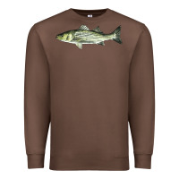 Chestnut Striped Bass Premium Sweatshirt - LillyAllenDesigns