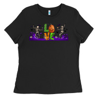 Black love halloween  libbey glass Ladies Tee - BundleAndBundleShop