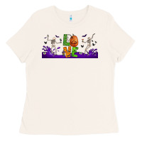 Bone love halloween  libbey glass Ladies Tee - BundleAndBundleShop