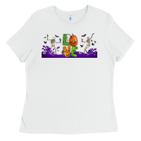 White love halloween  libbey glass Ladies Tee - BundleAndBundleShop