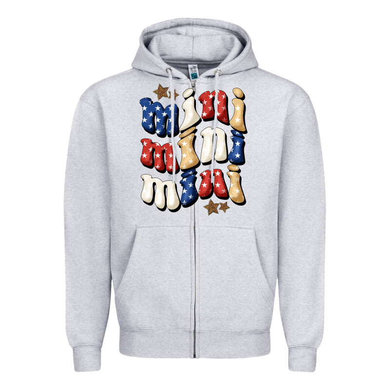 American Mini Zipper Hoodie by BundleAndBundleShop | Teevron