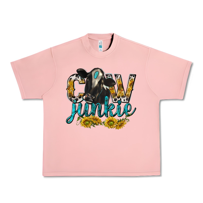 Cow Junkie With Cow Urban Heavy Tee by texasbilliewilder | Teevron