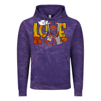 Cloud Purple Thanksgiving love Nurse Vintage Hoodie - NancyCooperArtShop