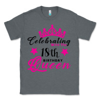 Charcoal Heather Celebrating With the 18th Birthday Queen Classic Tee - Bettercallsaul