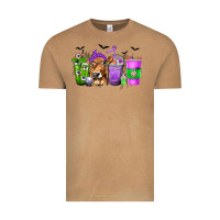 Vintage Camel Coffee Cups with Cow and Halloween Vintage Tee - texasbilliewilder