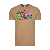 Vintage Coffee Coffee Cups with Cow and Halloween Vintage Tee - texasbilliewilder
