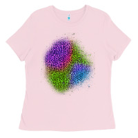 Bubblegum Pink halloween leopard patch 2 Ladies Tee - BundleAndBundleShop