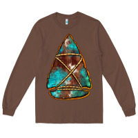 Chestnut turquoise cowhide arrowhead Long Sleeve Tee - Jasminsmagicworld