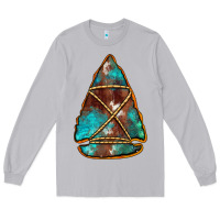 Moon Dust turquoise cowhide arrowhead Long Sleeve Tee - Jasminsmagicworld