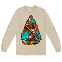 Mushroom turquoise cowhide arrowhead Long Sleeve Tee - Jasminsmagicworld