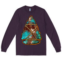 Plum turquoise cowhide arrowhead Long Sleeve Tee - Jasminsmagicworld