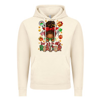 Vintage Artic santas favorite realtor messy bun Vintage Hoodie - texasbilliewilder