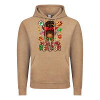 Vintage Coffee santas favorite realtor messy bun Vintage Hoodie - texasbilliewilder