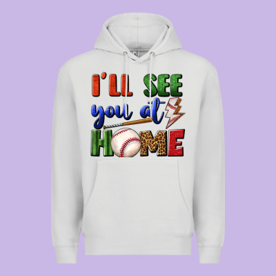 I'll See You At Home Premium Hoodie Designed By Bundleandbundleshop