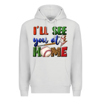 Dove Grey i'll see you at home Premium Hoodie - BundleAndBundleShop