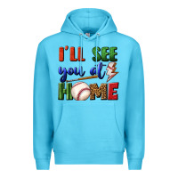 Ocean Blue i'll see you at home Premium Hoodie - BundleAndBundleShop